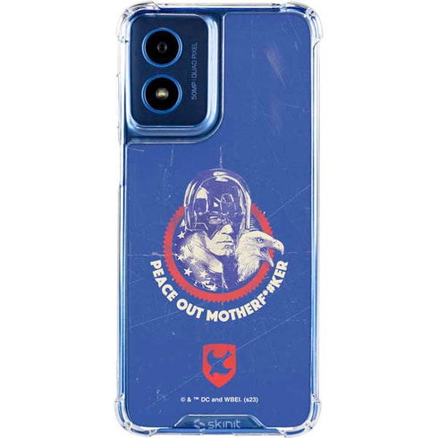 DC Comics Peacemaker Peace Out Moto G 5G (2024) Clear Case